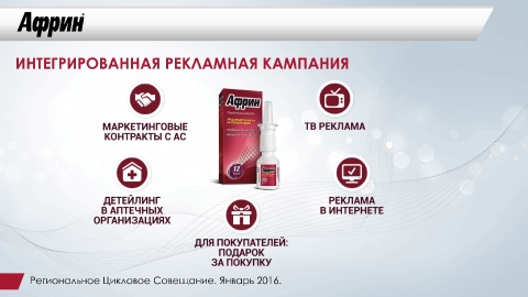 Дизайн презентации препарата «Африн» для компании Байер Дизайн презентации препарата «Африн» для компании Байер